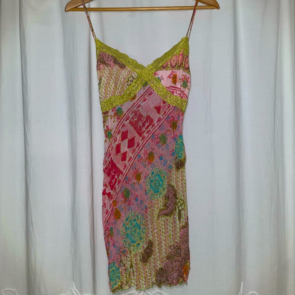 Cute patterned mini dress